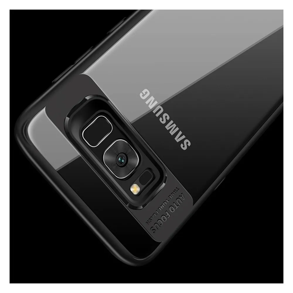 König Design Ultra Slim Case Samsung Galaxy S8+ Plus Handyhülle Schutz Cover Bumper Schwarz