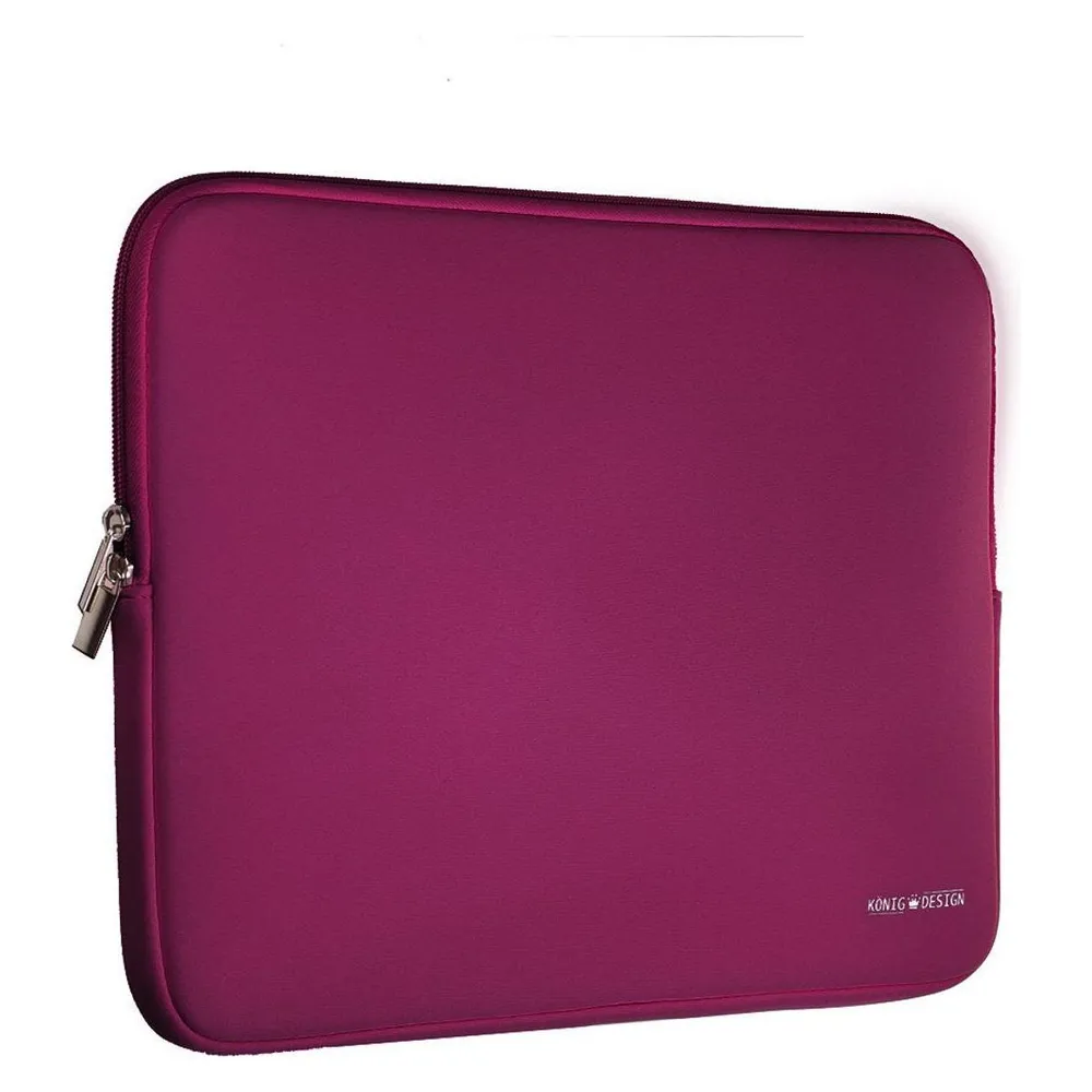 König Design Universal Notebooktasche 14 15,6 Zoll Tasche Hülle Laptop Notebook Case Rot
