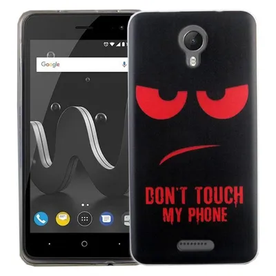 König Design Wiko Jerry 2 Hülle Case Handy Cover Schutz Tasche Schutzhülle Bumper Schale Rot