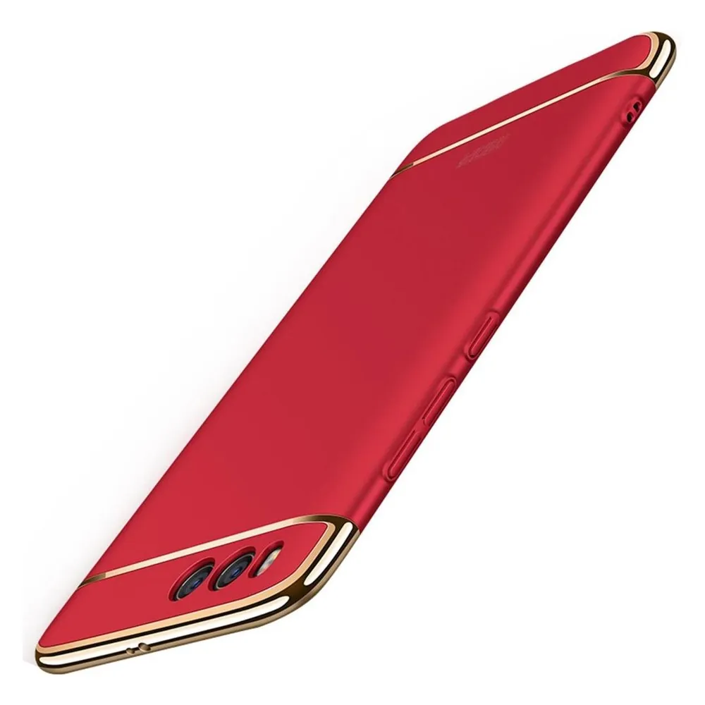 König Design Xiaomi Mi 6 Plus Hülle Case Handy Cover Schutz Tasche Schutzhülle Bumper Rot (Xiaomi Mi 6 Plus)