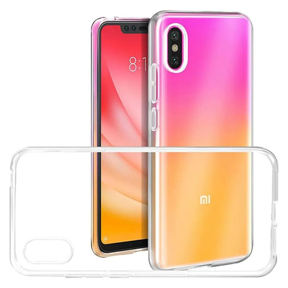 König Design Xiaomi Mi 8 Pro durchsichtige Handyhülle Schutzcase Cover Case Etui Transparent