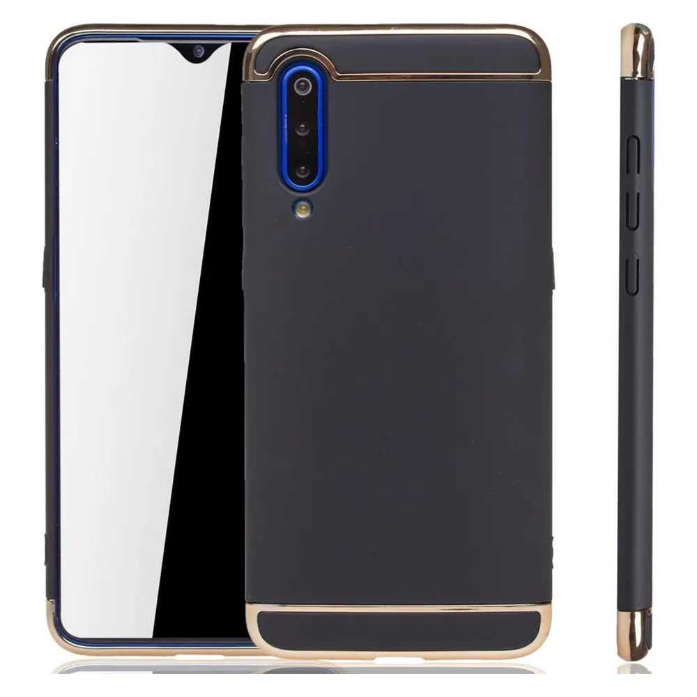 König Design Xiaomi Mi 9 Hülle Case Handy Cover Schutz Tasche Schutzhülle Bumper Etui Schwarz