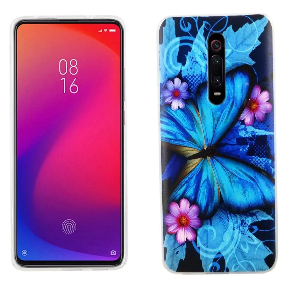 König Design Xiaomi Mi 9T Hülle Case Handy Cover Schutz Tasche Schutzhülle Etuis Blau Neu
