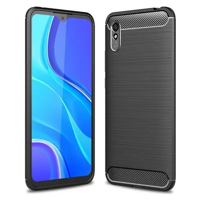 König Design Xiaomi Redmi 9A Hülle Case Handy Cover Schutz Tasche Schutzhülle Schwarz Neu