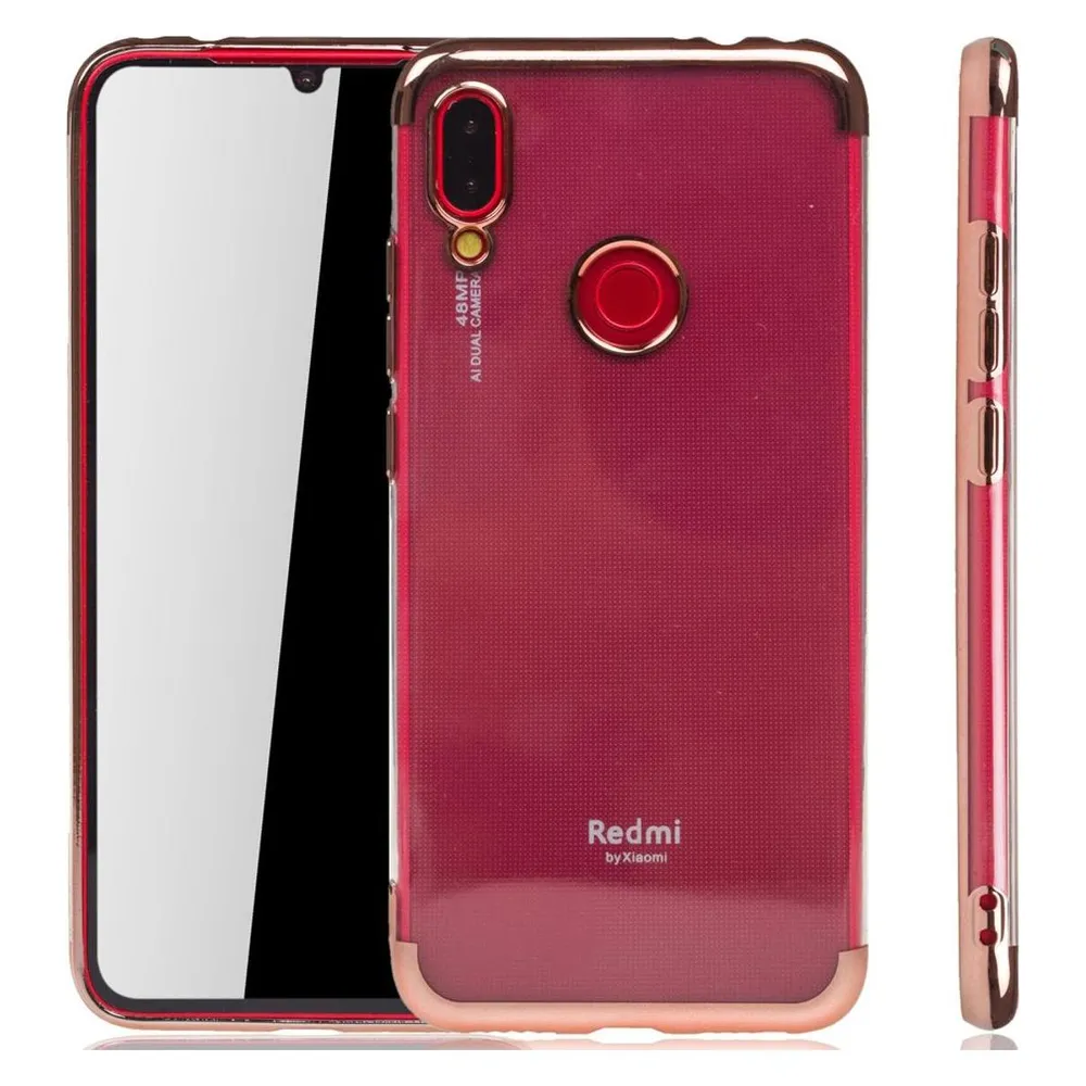 König Design Xiaomi Redmi Note 7 Pro Hülle Case Handy Cover Schutz Tasche Schutzhülle Pink