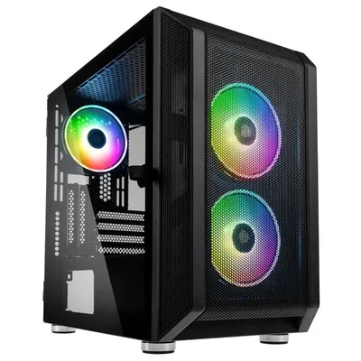 Kolink Citadel Mesh RGB Tempered Glass USB 3.0 schwarz