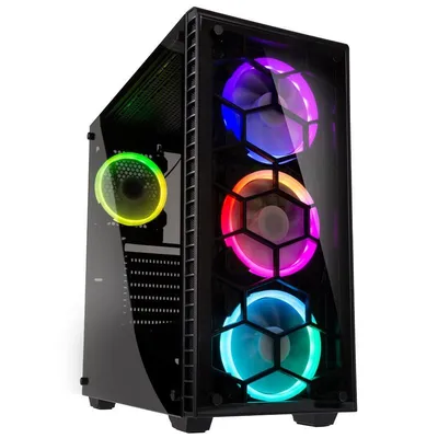 Kolink Observatory RGB gehärtetes Glas USB 3.0 Schwarz