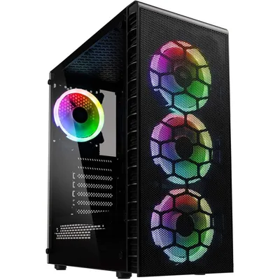 Kolink Observatory Lite Mesh Tempered Glass USB 3.0 schwarz