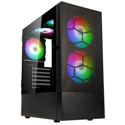 PC-Gehäuse Kolink Observatory MX Schwarz ATX Gehäuseglas RGB