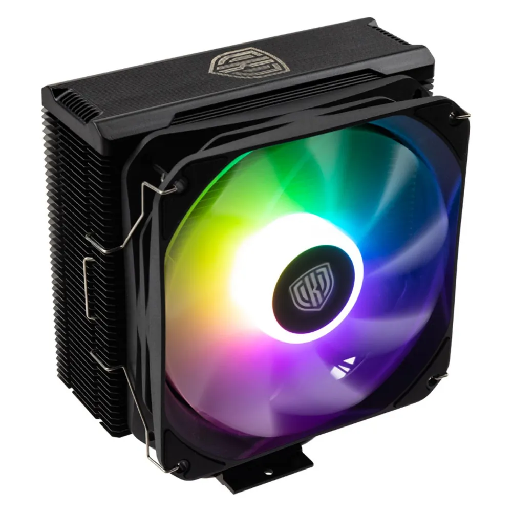 Kolink Umbra EX180 ARGB Prozessor Hybrid-Kühler 12 cm Schwarz