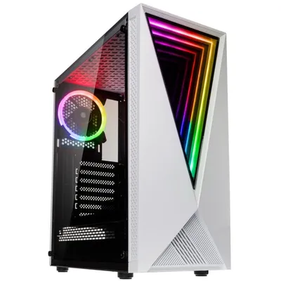 Kolink Void ARGB Tempered Glass USB 3.0 Weiß