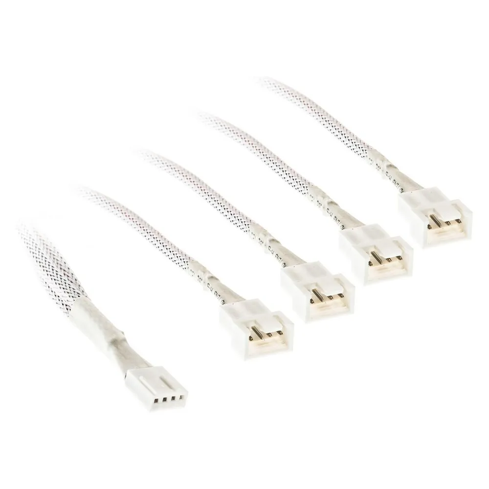 Zubehör fuer PC-Lüfter Kolink PGW-AC-KOL-161 weiss Geflecht