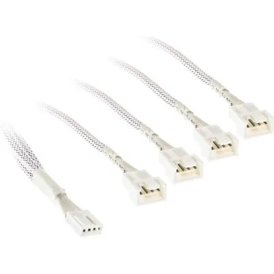 Zubehör fuer PC-Lüfter Kolink PGW-AC-KOL-161 weiss Geflecht