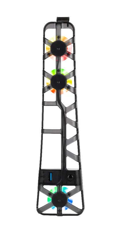 Konix LED-Lüfter RGB-Lüfter für PS5 Slim