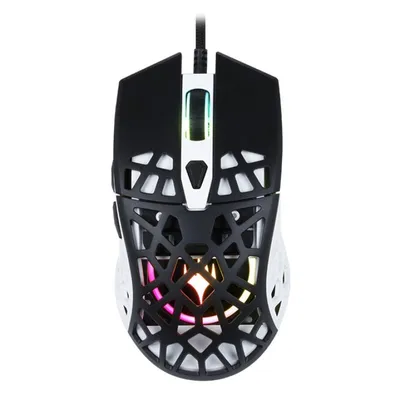 Konix Magic The Gathering Optische Gaming-Maus RGB 10000 DPI Weiß/Schwarz
