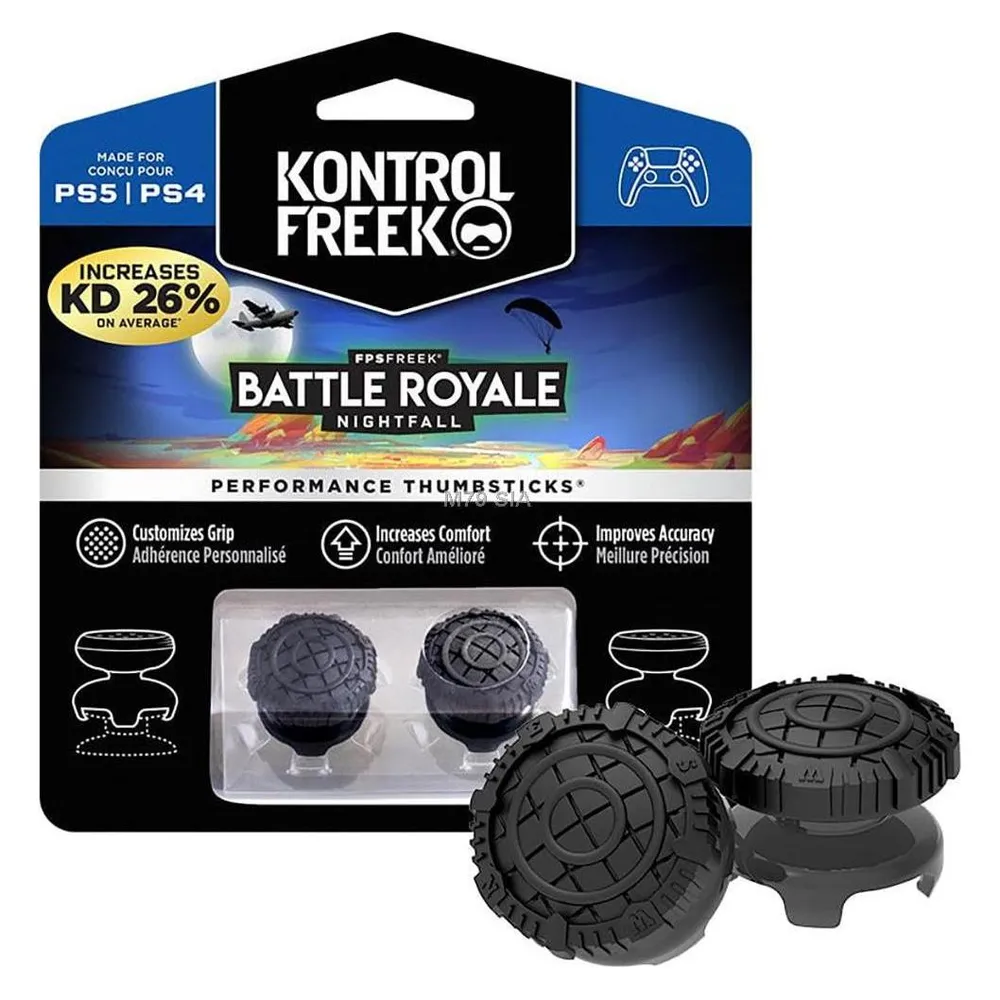 KontrolFreek FPS Freek Battle Royale PS4 PS5 2 gab. melna - Apvalks pogam