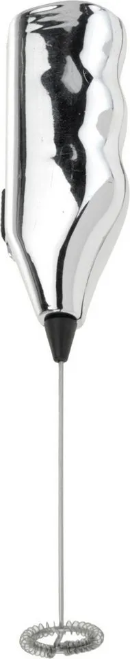 Koopman Milchaufschäumer Milchschäumer Mixer elektrisch 20 cm, Silber, Batteriebetrieben, 20x3,5x3cm, Kunststoff, Edelstahl