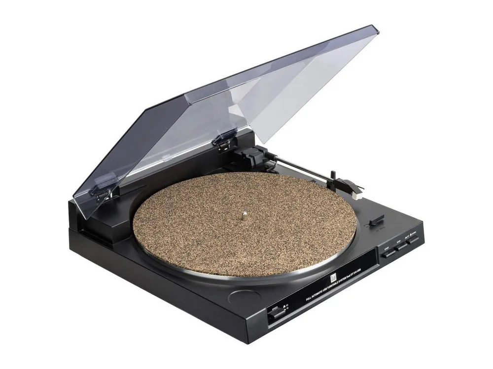 Kork-Deko.de Plattenspieler-Auflage aus Gummikork – 12 Zoll Slipmat Radioplattenspieler