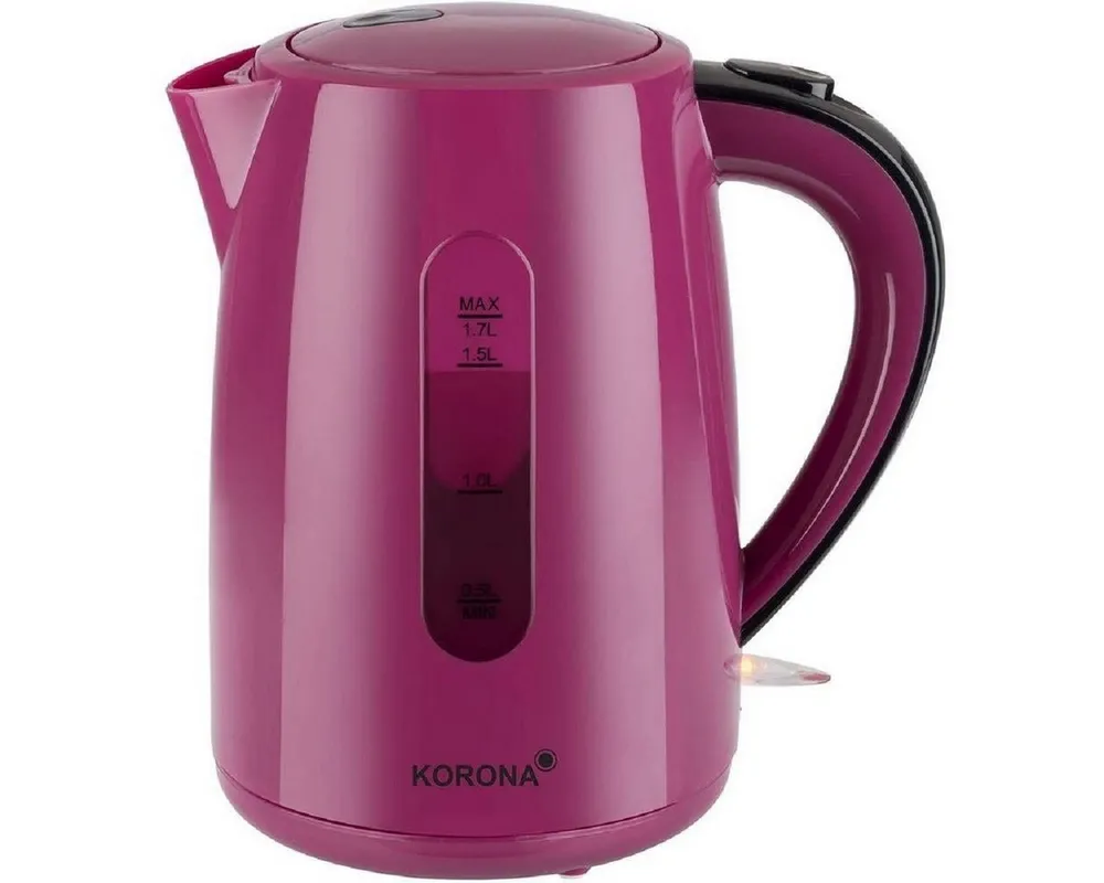 KORONA Wasserkocher 1,7 Liter mit 2200 Watt und 360° Basisstation, 1.7 l, 2200 W
