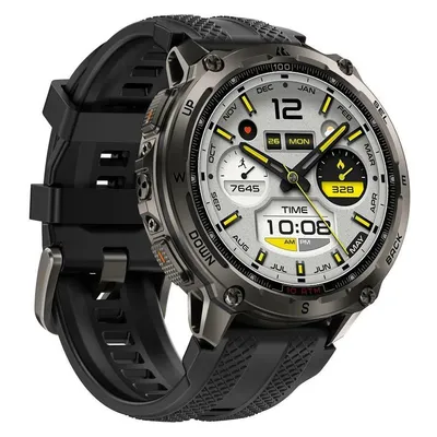 Kospet Tank T4 Bluetooth GPS 48mm AMOLED Schwarz Unisex Wasserdicht IP69K
