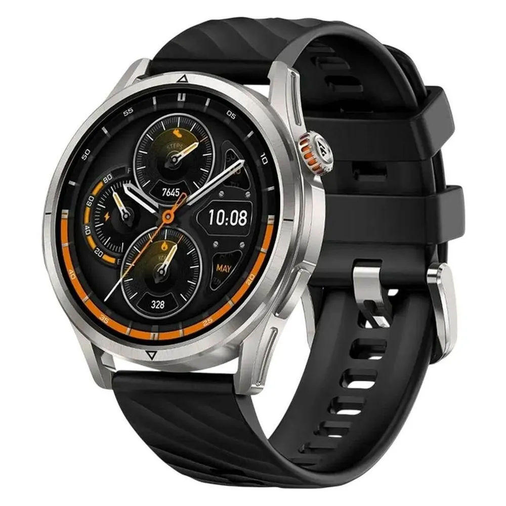 KOSPET MAGIC R10 Bluetooth GPS 46mm AMOLED Silber Schwarz Einheitsgröße Wasserdicht IP69K Pulsmesser
