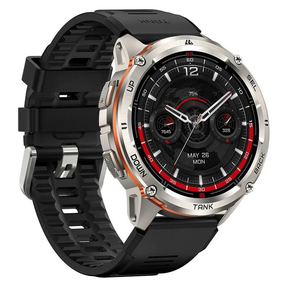 Kospet Smartwatch Tank T3 Ultra 2 Schwarz (48 mm, ohne SIM)