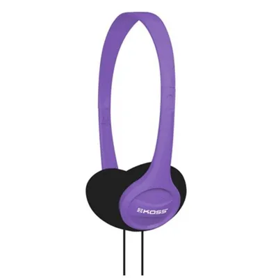 Koss KPH7 kabelgebundene Kopfhörer mit 3,5-mm-Anschluss für Musik violett