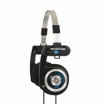 Koss Porta Pro kabelgebundene Kopfhörer, kabelgebundene Verbindung, Musik, schwarz