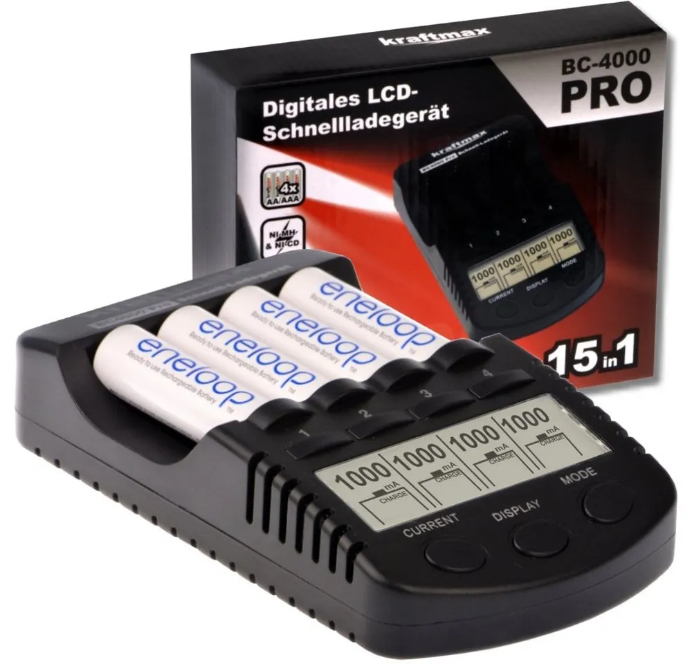 kraftmax BC-4000 Pro Ladegerät Batterie-Ladegerät (1-tlg)