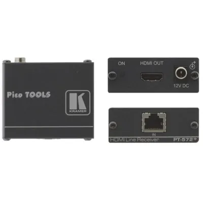 Kramer Electronics - Pt-572+ Audio/Video Extender AV-Receiver Schwarz