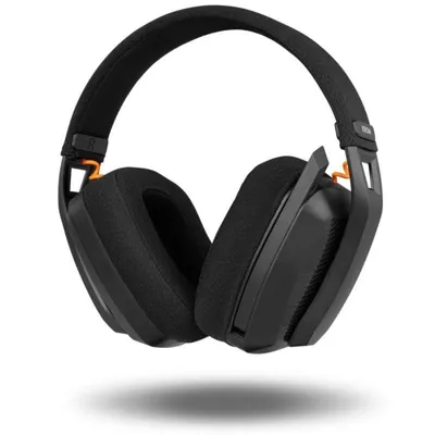 Auriculares Krom Kanji inalámbricos Wireless Gaming Bluetooth 5.3/2.4 GHz/USB con micrófono negro