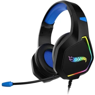 Krom KANYON RGB Gaming Headset USB Surround Sound 7.1 Hot Wheels Schwarz Blau