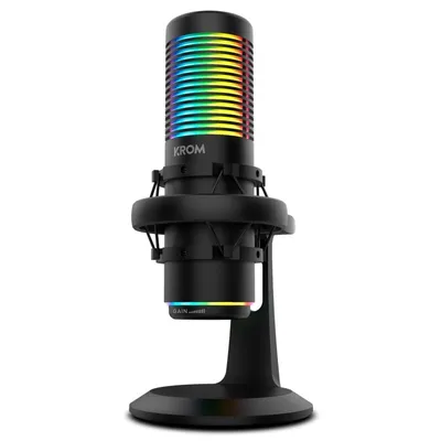 Krom Kaze RGB-Streaming-Kondensatormikrofon Schwarz