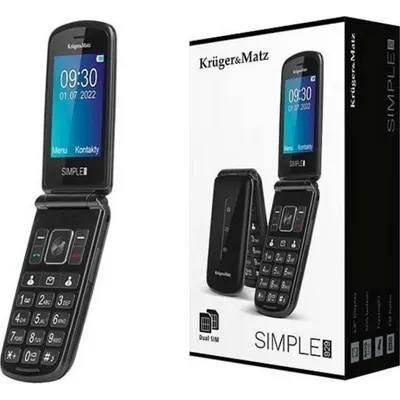 Mobiltelefon Krüger&Matz Simple 929 Dual SIM Schwarz 2,8 Zoll