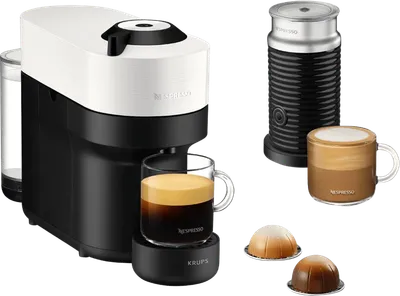 Krups Nespresso Vertuo Pop Coconut White XN9211 mit Aeroccino
