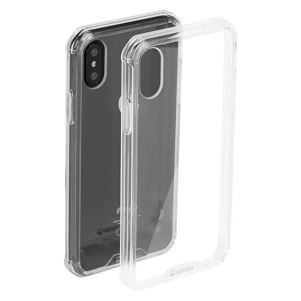 Krusell Kivik Pro Cover - iPhone X Hülle (Transparent)