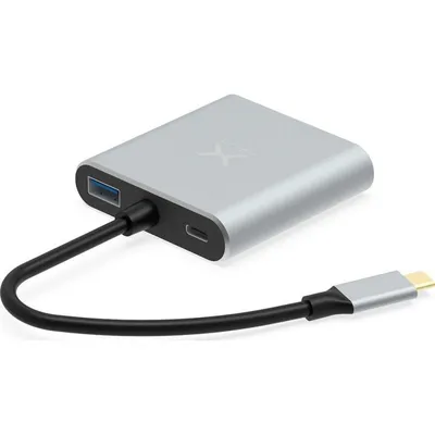 USB-C Hub-Adapter Krux KRX0049 2 HDMI 4K Power Delivery