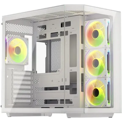 Gehäuse Krux Empero ATX RGB Glasfront Weiß