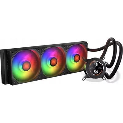 Flüssigkeitskühlung Krux HydroGlance 360 LCD 360mm 3 Lüfter ARGB LCD