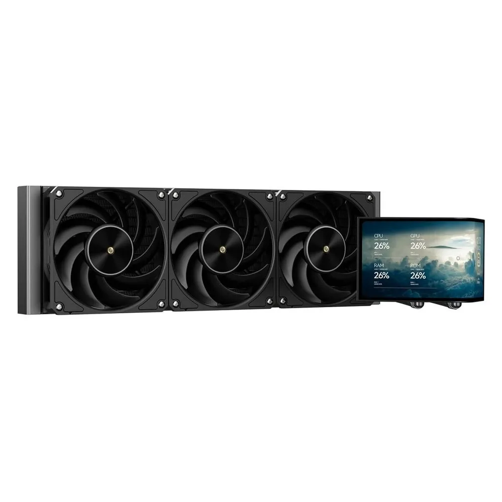 Refrigeración Líquida Krux HydroArc 360mm 3 Ventilatoren ARGB Weiß