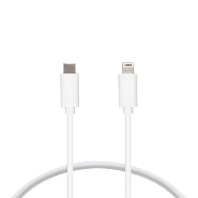 Ksix USB-C/Lightning-Kabel für iPhone Weiß