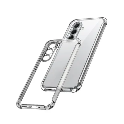 Ksix Flexible Hülle für Samsung Galaxy A56, Anti-Fingerabdruck, langlebig, kompatibel mit kabellosem Laden, transparent