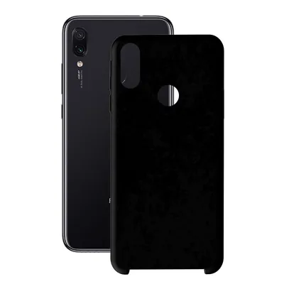 Ksix Weiche schwarze Silikonhülle für Xiaomi Redmi 7