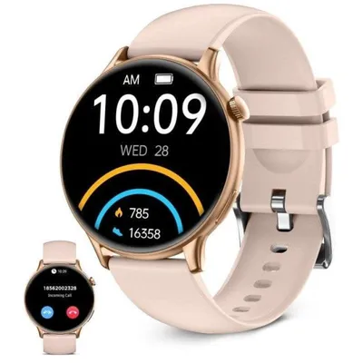 Ksix Core 2 Bluetooth 47mm AMOLED Rose IP67 SpO2 Herzfrequenz Schlafmessung 5 Tage