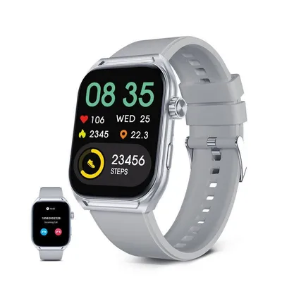 Ksix Urban Move Bluetooth 52mm AMOLED Grau Einheitsgröße IP67 SpO2 Herzfrequenz Schlafmonitor