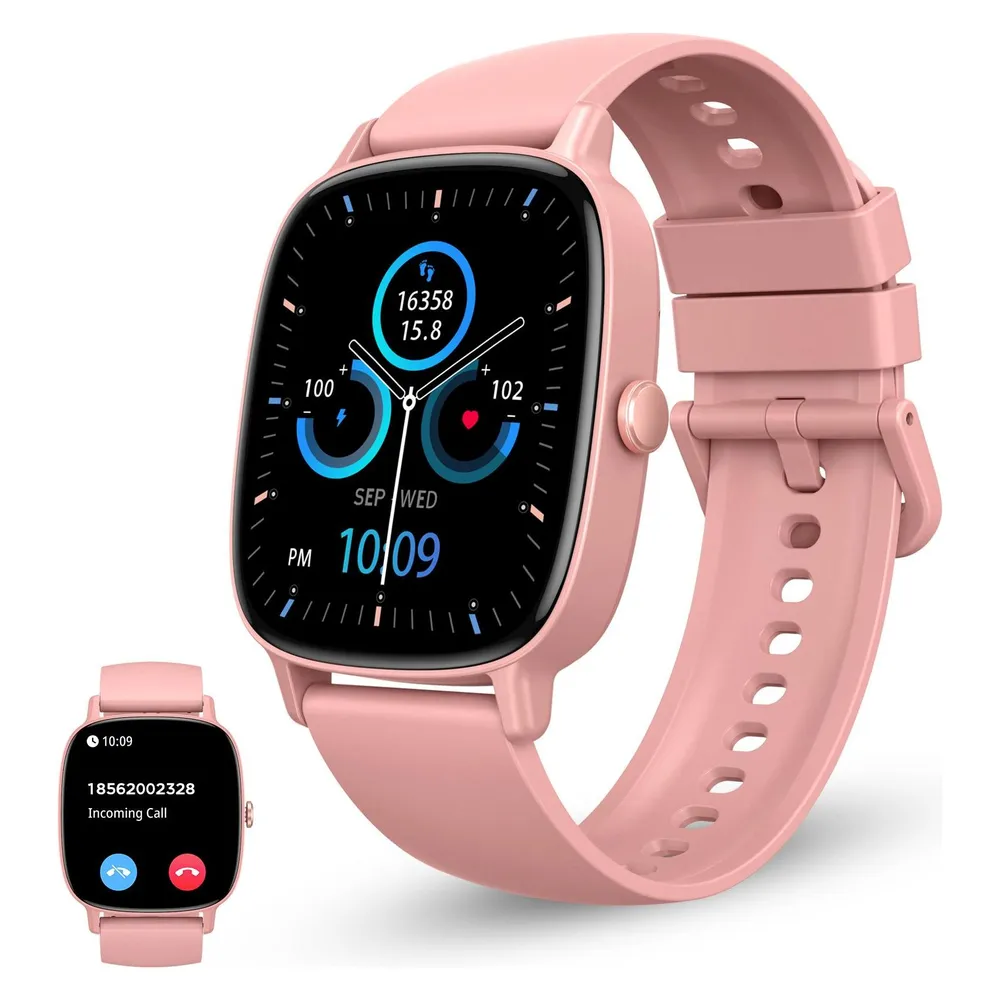 Ksix Pulse Bluetooth 46mm TFT Pink IP68 SpO2 Herzfrequenz Schlafüberwachung 7 Tage