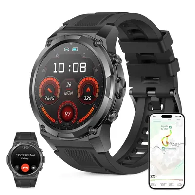 Ksix Explorer 2 GPS Dual Band AMOLED 47 mm Schwarz 5ATM 15 Tage Akku