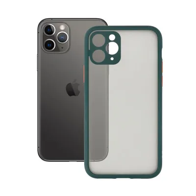Ksix Duo Soft Green Case für iPhone 11