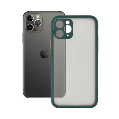 Ksix Duo Soft Green Case für iPhone 11 Pro