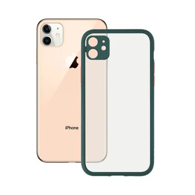 Ksix Duo Soft Green Case für iPhone 12 Mini